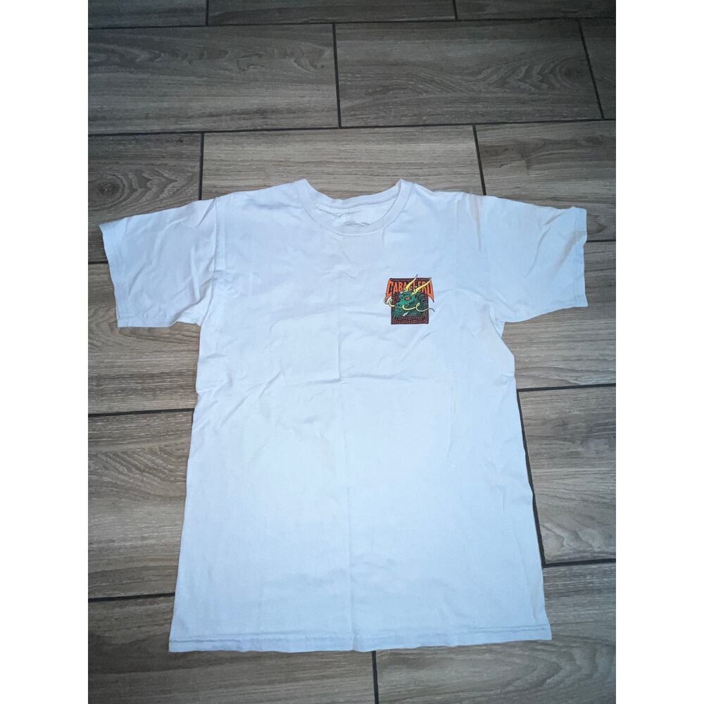 POWELL PERALTA Vintage USA Caballero T-shirt White Dragon